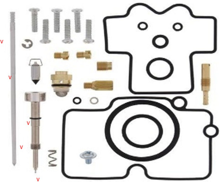 BEARING WORX ZESTAW NAPRAWCZY GAŹNIKA YAMAHA WR 400F '00, (26-1323)