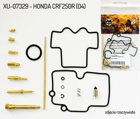 PSYCHIC ZESTAW NAPRAWCZY GAŹNIKA HONDA CRF 250R '04 (26-1328) (NA 1 GAŹNIK)