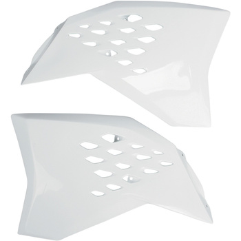 UFO OSŁONY CHŁODNICY KTM SX-SXF-EXC '09-'10 KOLOR BIAŁY KTM = KT03095047 - WYCOFANE Z OFERTY - WYPRZEDAŻ