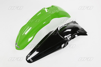 UFO KOMPLET BŁOTNIKÓW KAWASAKI KXF 250 '13 (KA04723026, KA04721001) KOLOR ZIELONY/CZARNY