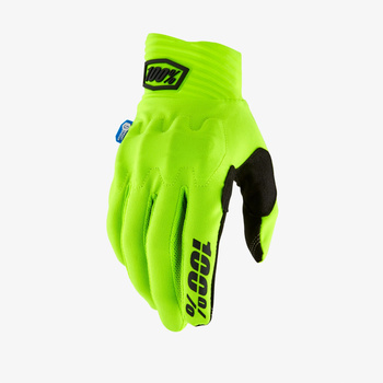 100 PROCENT RĘKAWICE CROSS/ENDURO COGNITO SMART SHOCK FLUO YELLOW KOLOR ŻÓŁTY FLUO ROZMIAR S