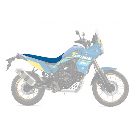 BLACKBIRD POKROWIEC / POSZYCIE NA SIEDZENIE YAMAHA TENETE 700 '20-'23 KOLOR NIEBIESKI CZARNY (POKROWIEC RALLY RIDE JEDNOCZĘŚCIOWY)