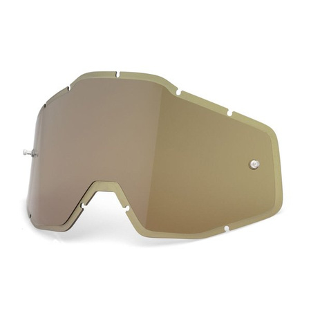 WYPRZEDAŻ 100 PROCENT SZYBKA DOUBLE INJECTED PASUJE DO RACECRAFT+ / RACECRAFT 1 / ACCURI 1 / STRATA 1 - HD OLIVE ANTI-FOG REPLACEMENT STARSZY MODEL