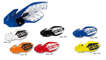 UFO PLASTIKI ZAMIENNE DO OSŁON RĄK (HANDBARÓW) FLAME KOLOR POMARAŃCZOWY/CZARNY