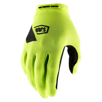 100 PROCENT RĘKAWICE CROSS/ENDURO MODEL RIDECAMP GLOVES FLUO YELLOW KOLOR ŻÓŁTY FLUO/CZARNY ROZMIAR XL