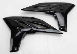 UFO OSŁONY CHŁODNICY YAMAHA YZF 250 '11-'13, WRF 450 '12-'15 KOLOR CZARNY