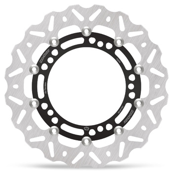 MOTO-MASTER TARCZA HAMULCOWA PŁYWAJĄCA PRZÓD NITRO ROAD (ALUMINIOWY ŚRODEK) KAWASAKI: Z650, Z900 (300X142,5X5) (PATRZ OPIS TOWARU)