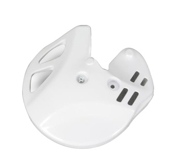 UFO OSŁONA TARCZY HAMULCOWEJ PRZEDNIEJ YAMAHA YZ 125/250 '92-99, YZF/WRF 250 '01-03, YZF 400/426/450 '98-03, WRF 400/426/450 '98-03 KOLOR BIAŁY