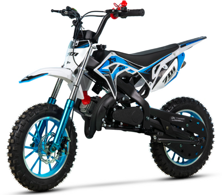 Mini cross spalinowy z ROZRUSZNIKIEM 50cc XTR 701 MINI POCKET 10 Dla dzieci