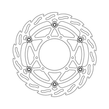 MOTO-MASTER TARCZA HAMULCOWA PRZÓD FLAME FLOATING (PŁYWAJĄCA) 270MM HONDA CR 125/250 '95-'07, CRF 250/450 '04-, CANNONDALE 440 '03-