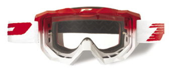 PROGRIP GOGLE PG3200-130 TR VENOM KOLOR CZERWONY/BIAŁY (SZYBA PG3210 ANTISCRATCH, NO FOG, ANTI UV) (3200-130 TR)