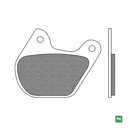 NEWFREN KLOCKI HAMULCOWE PRZÓD TYŁ KH072 - WYPRZEDAŻ