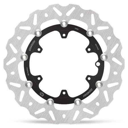 MOTO-MASTER TARCZA HAMULCOWA PŁYWAJĄCA PRZÓD NITRO ROAD (ALUMINIOWY ŚRODEK) AJP, GASGAS, HUSQVARNA, KTM (300X126,5X5) (PATRZ OPIS TOWARU)