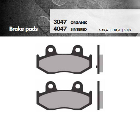 BRENTA KLOCKI HAMULCOWE KH411 SPIEK METALICZNY (ZŁOTE) BURGMAN (FT 4047)