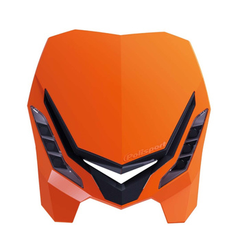 POLISPORT LAMPA PRZEDNIA MODEL E-BLAZE LED (ŻARÓWKA LED) KOLOR POMARAŃCZOWY