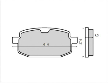 BRENTA KLOCKI HAMULCOWE KH169 (ORGANIC)