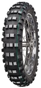 MITAS OPONA 130/90-18 EF-07 69R TT SUPER LIGHT ENDURO FIM (ZIELONY PASEK) TYŁ DOT 38/2022 (26278) (oferta specjalna) WYCOFANE