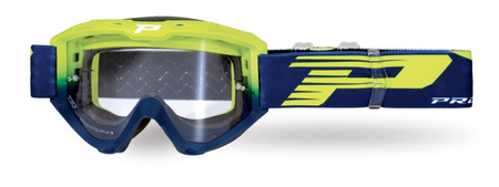 PROGRIP GOGLE PG3450-309 LS RIOT KOLOR ŻÓŁTY FLUO NIEBIESKI (SZYBA PG3210, NO FOG, NO SCRACHT) (3450-309 TR) - PROMOCJA - STD CENA 279,50