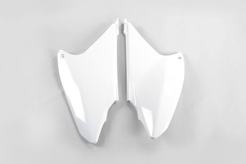 UFO BOCZKI TYLNE HONDA CRF 230 '06-14, KOLOR BIAŁY