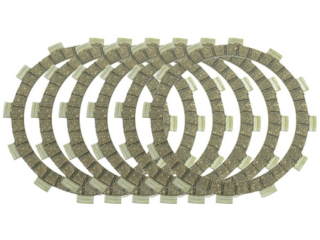 PSYCHIC TARCZE SPRZĘGŁOWE YAMAHA SR 250`80-81 (3Y8), SR 250SE`81-83 (6 TARCZ) (EBS2267)