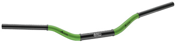 ACCEL KIEROWNICA ALUMINIOWA 28,6 MM TAPER MX WZÓR HONDA CR WYSOKA (7075-T6) ERGAL DWUKOLOROWA ZIELONY+CZARNY (SZER. 790MM, WYS. 101MM) - PROMOCJA