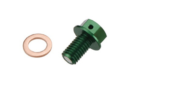 ACCEL KOREK SPUSTOWY OLEJU KOLOR ZIELONY (MDP-02GR)