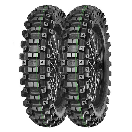 MITAS OPONA 120/90-18 TERRA FORCE-EX MH SUPER LIGHT 65M TT (ZIELONY PASEK) TYŁ DOT 04/2025 (460121) (ZAMIENNIK:70000185)