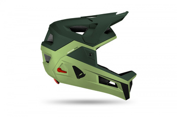 UFO KASK ROWEROWY MTB / E-BIKE DEFCON-TWO Z WYPINANĄ SZCZĘKĄ KOLOR ZIELONY/KHAKI ROZMIAR L/XL - KOLEKCJA 2024