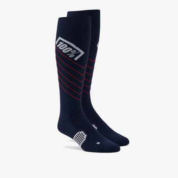 100 PROCENT SKARPETY HI SIDE THIN MX SOCKS NAVY KOLOR NIEBIESKI ROZMIAR S/M