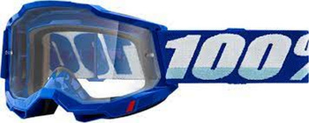 100 PROCENT GOGLE MODEL ACCURI 2 OTG BLUE - CLEAR LENS - KOLOR NIEBIESKI/BIAŁY SZYBKA PRZEŹROCZYSTA STARY KOD: 50224-101-02