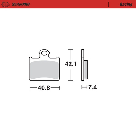 MOTO-MASTER KLOCKI HAMULCOWE KH602 SINTER PRO OEM: 11 (SINTERPRO RACING) KTM SX 85 '11-, 250/350 FREERIDE '14- HUSQVARNA TC85 '14 TYŁ