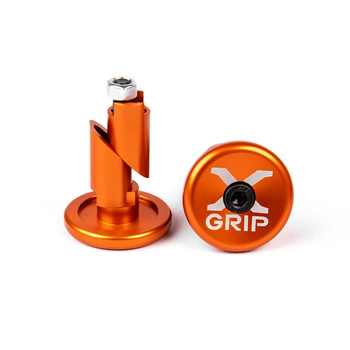 X-GRIP KOŃCÓWKI KIEROWNICY DO OTWORU O ŚREDNICY 12-16,2MM KOLOR POMARAŃCZOWY