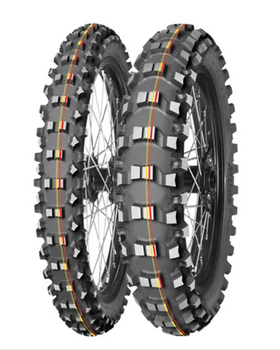 MITAS OPONA 80/100-12 TERRA FORCE MX-SM SOFT/MEDIUM 50M TT TYŁ (CZERWONY/ŻÓŁTY PASEK) DOT 2022 (DOT:CTDD) (27597) WYCOFANE- ZAMIENNIK:70000945 WYCOFANE (ZAMIENNIK:70000945)
