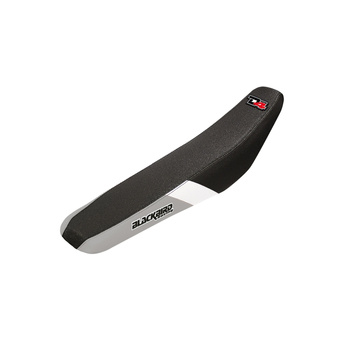 BLACKBIRD WYPRZEDAŻ POKROWIEC / POSZYCIE NA SIEDZENIE GAS GAS EC 125/250/300 2T '07-11, FSR 250/450 '07-'11, FSR 515 '08-'09 DREAM 4 KOLOR CZARNY BIAŁY SZARY