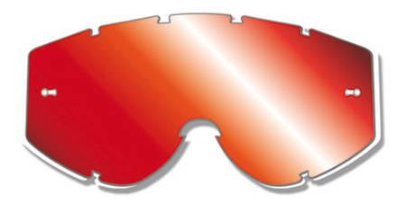 PROGRIP SZYBKA PG3348-1007 DO GOGLI PG3303 VISTA ORAZ PG3300 VISION CZERWONA LUSTRZANA ANTISCRATCH, NO FOG, ANTI UV - PROMOCJA - STD CENA 109,50