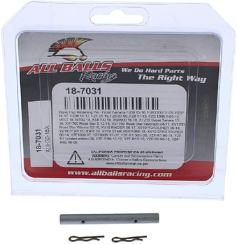 ALL BALLS TRZPIENIE (JEDEN WIESZAK) KLOCKÓW HAMULCOWYCH PRZÓD YAMAHA FZ1, FZ8, FJR 1300, MT09, XTZ 1200, XV 1700/1900, YZF-R6, YZF-R1