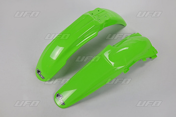 UFO KOMPLET BŁOTNIKÓW KAWASAKI KX 250 '04 (KA03753026, KA03757026), KOLOR ZIELONY