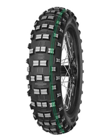 MITAS OPONA 140/80-18 TERRA FORCE-EF PRO SUPER SOFT 70M TT TYŁ (PODWÓJNY ZIELONY PASEK) DOT 50/2024 (460101) (ZAMIENNIK:70000252)
