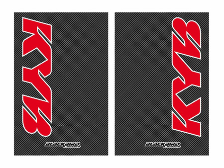 BLACKBIRD KOMPLET NAKLEJEK (OKLEIN) NA TELESKOPY KAYABA-CARBON