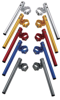 ACCEL KIEROWNICA DWUCZĘŚCIOWA REGULOWANA STREET CLIP-ON UCHWYT 50MM KOLOR NIEBIESKI