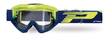 PROGRIP GOGLE PG3450-309 LS RIOT KOLOR ŻÓŁTY FLUO NIEBIESKI (SZYBA PG3210, NO FOG, NO SCRACHT) (3450-309 TR) - PROMOCJA - STD CENA 279,50