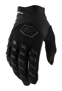 100 PROCENT RĘKAWICE AIRMATIC BLACK/CHARCOAL KOLOR CZARNY ROZMIAR L