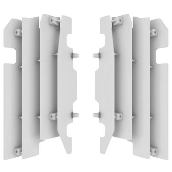 POLISPORT OSŁONY CHŁODNICY (KRATKI-KOMPLET) HONDA CR 125/250 '00-'04, CRF 450R `03-04 KOLOR BIAŁY