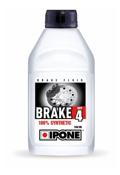 IPONE PŁYN HAMULCOWY BRAKE FLUID DOT 4 500ML 100% SYNTETYK (ZGODNY RÓWNIEŻ Z DOT 3) (12)