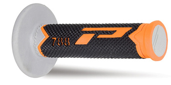 PROGRIP MANETKI PG788 OFF ROAD (22+25MM, DŁ.115MM) KOLOR POMARAŃCZOWY/SZARY/CZARNY (TRÓJSKŁADNIKOWE) (788-222) (PG788/1)