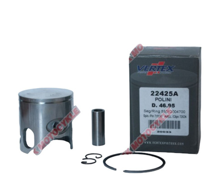 VERTEX TŁOK POLINI, YAMAHA, MBK 47,00MM NICASIL (PIERŚCIENIE 53012004700 X 1 SZT.) - WYCOFANY Z OFERTY