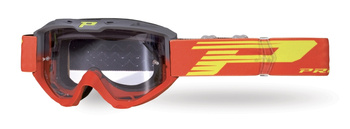 PROGRIP GOGLE PG3450-288 LS RIOT KOLOR SZARY CZERWONY (SZYBA PG3210, NO FOG, NO SCRACHT) (3450-288 TR) - PROMOCJA - STD CENA 279,50