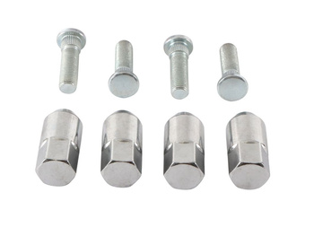 ALL BALLS SZPILKI I NAKRĘTKI KOŁA PRZEDNIEGO / TYLNEGO M10 X GWINT CALOWY 24G 3/16" POLARIS ACE/RANGER/SPORTSMAN - PATRZ OPIS DODATKOWY