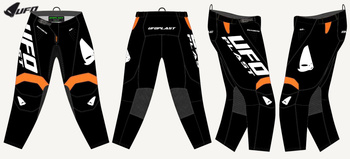 UFO SPODNIE BAMBERG CROSS KOLOR CZARNY/BIAŁY/POMARAŃCZOWY ROZMIAR XL / EU54 / US36 - KOLEKCJA 2024