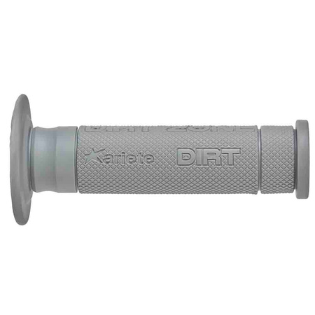 ARIETE MANETKI OFF ROAD DIRT ZONE GRIP SOFT (YAMAHA TENERE 700) (135 MM) Z OTWOREM KOLOR JASNO SZARY